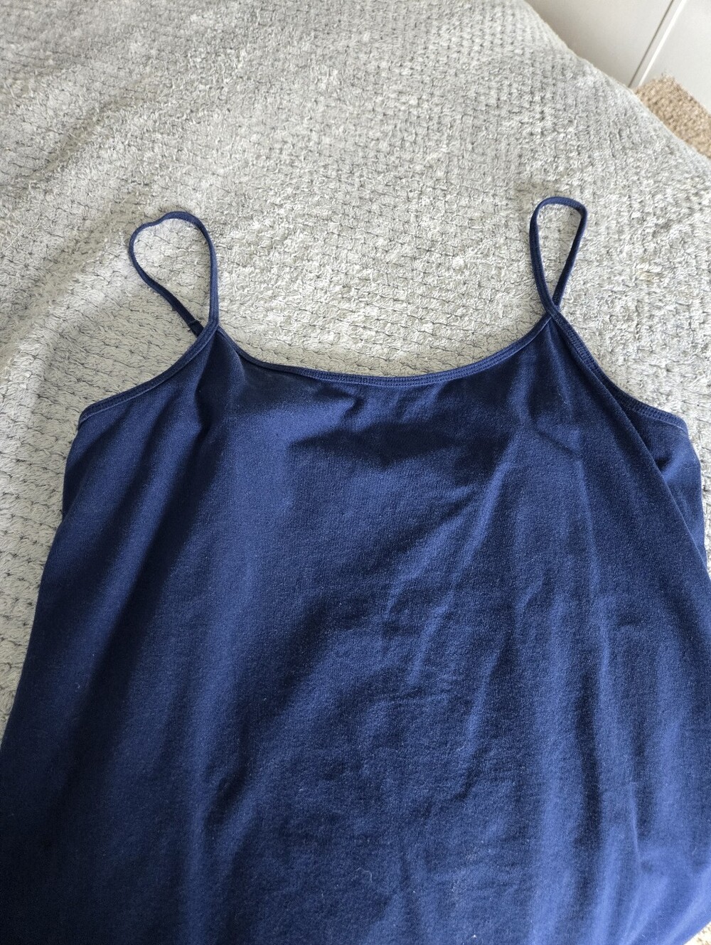 a.n.a Navy Spaghetti Strap Tank Top